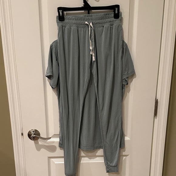 Little Sleepies Sage Green Pajama Set - Picture 3 of 3